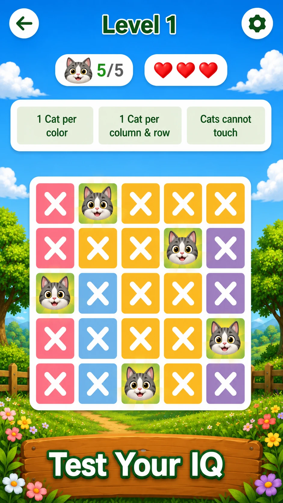Cat Sudoku: Brain Puzzle Game screenshot